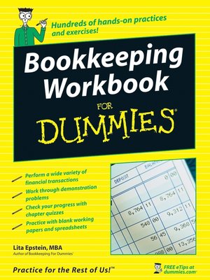 cover image of Bookkeeping Workbook For Dummies